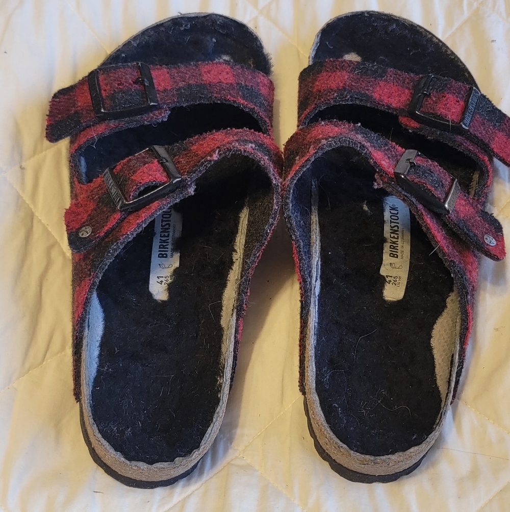 Birkenstock Buffalo Plaid Size 41